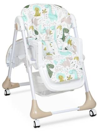 Стільчик для годування bambi m 3233 (dino beige) r_26773 фото