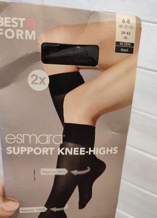 Плотные гольфы 40 ден с компрессионным эффектом