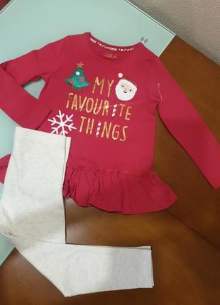 Костюм трикотажный новогодний, рождественский next, george, f&f, tu, matalan, marks&spencer, f&f,primark