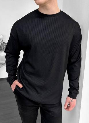 Стильный мужской лонгслив на флисе кофта свитер6 фото