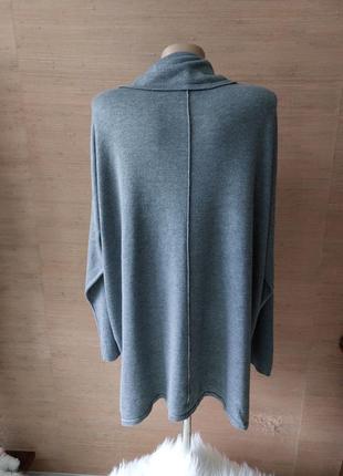 🩷🧡🤎 стильный фирменный серый свитер4 фото