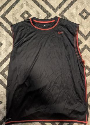 Майка безрукавка nike dri-fit1 фото