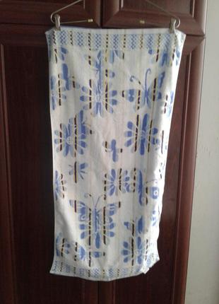 Рушник махра велюровий бавовняний жакардовий china