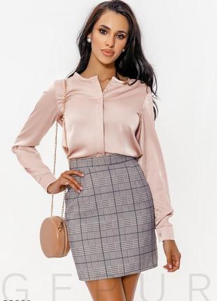 Розовая нюдовая блуза gepur размер s5 фото