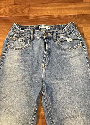 Джинсы zara mom fit 2