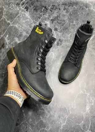 Круті молодіжні високі зимові черевики dr martens, мужские качественные зимние кожаные ботинки
