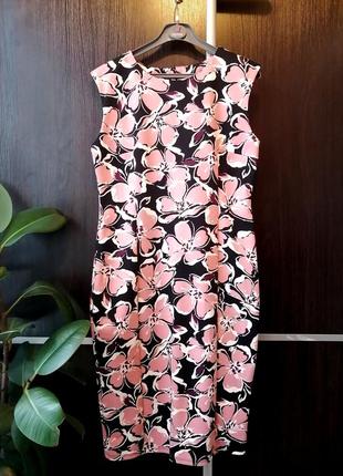 Шикарное, новое, трикотажное, мягенькое платье сукня цветы. tu2 фото