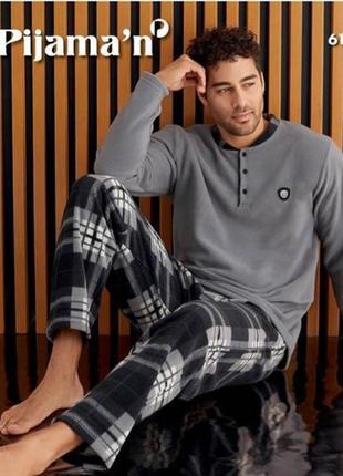 Піжама  флісова  тепла жля  чоловіка, костюм для дома.