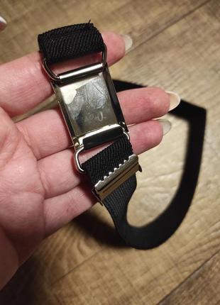 Ремень детский черный резинка 4