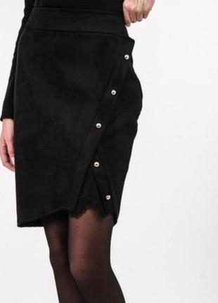 Женская юбка под замш м
