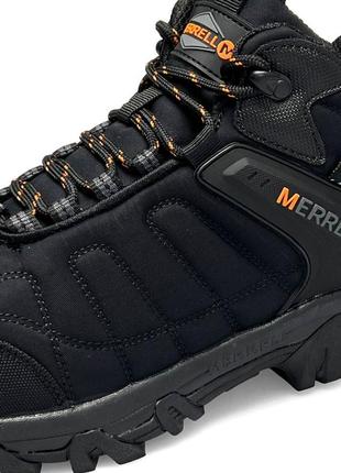 Высокие зимние мужские кроссовки с мехом в стиле merrell 🆕 зимние ботинки мерелл5 фото