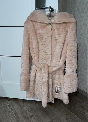 Тепла шубка еко хутро, розмір 46