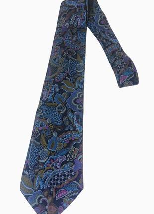 Оригинальный шёлковый галстук kenzo 100%шёлк4 фото