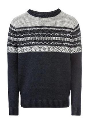 Теплий светр пуловер чоловічий livergy.