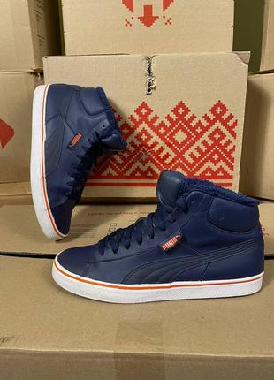 Мужские утепленные кроссовки кеды puma
