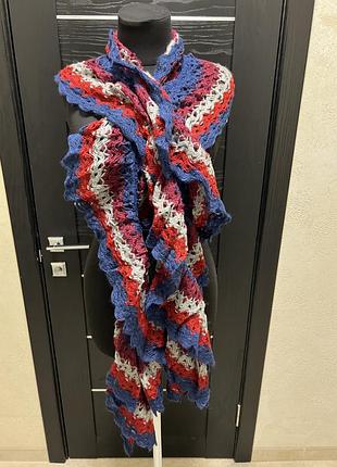 Довгий шарф в стилі missoni