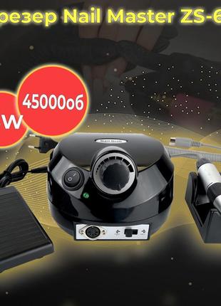 Стартовый набор для маникюра гель лаком фрезер zs 601 65w 45000rpm лампа для маникюра 72вт sun x plus5 фото