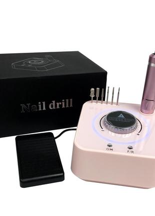 Фрезер для манікюру nail master zs-601 65вт 45 000об хороший потужний професійний фрезер манікюрний dm 2026 фото