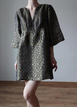 Золота сукня міні бебі долл antik batik3 фото