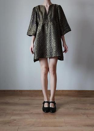 Золота сукня міні бебі долл antik batik4 фото