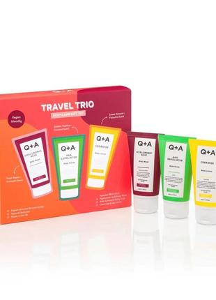 Подарунковий набір q+a travel trio, 3х50 ml