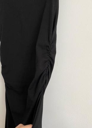 Маленькое черное хлопковое платье asos7 фото