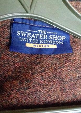 Кардиган мужской новый sweater shop 100% шерсть р 522 фото