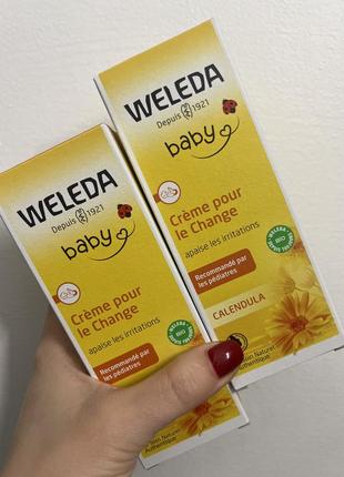 Weleda baby - крем з календулою під підгузник, 75 мл