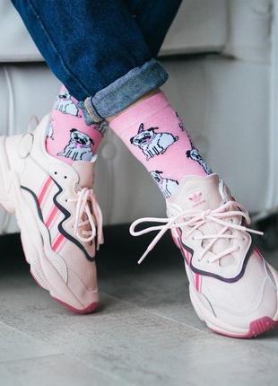 Кроссовки adidas ozweego pink кросівки