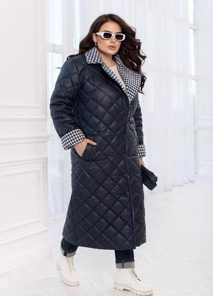 Стеганая женская куртка пальто цвета6 фото