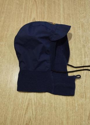 Шерстяная непромокаемая шапка с манишкой merino wool теплая