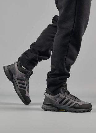 ❄️зимові чоловічі кросівки adidas adidas terrex daroga dark grey fur❄️9 фото