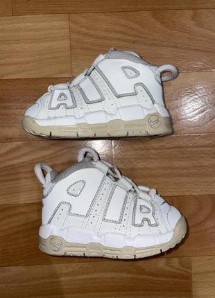 Детские кроссовки на мальчика или девочку ( унисекс кеды пинетки ) nike air more uptempo (td) glff19.5 air max jordan