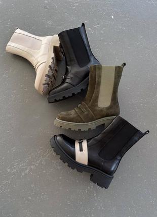 Зимние ботинки из люксовой кожи,=barbilioni=,
цвет: черный+визион, натуральная кожа10 фото