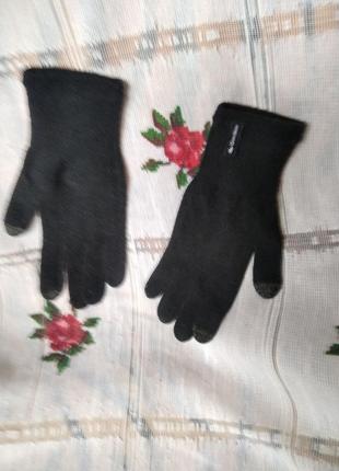 Супер перчатки черного цвета спортивные р.5-7