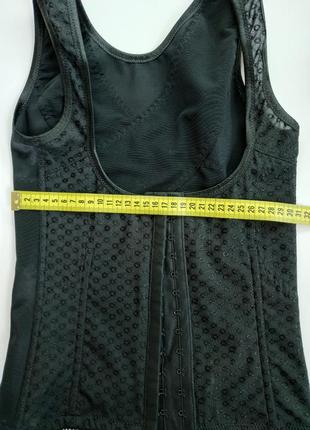 Корсет черный с костями утягивающий  размер м для женщины mitex talia plus - митекс6 фото
