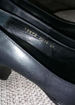 Класні шкіряні туфлі преміум-бренду billibi (данія) розмір 37 (24 см)7 фото