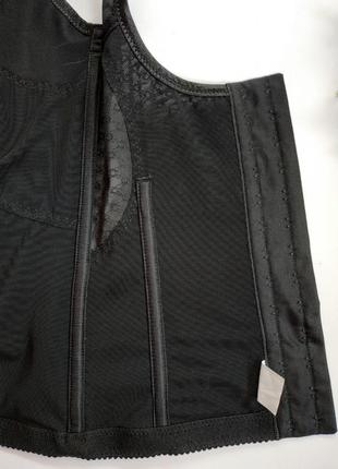 Корсет черный с костями утягивающий  размер м для женщины mitex talia plus - митекс7 фото