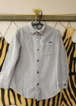 Рубашка вельветовая river island,