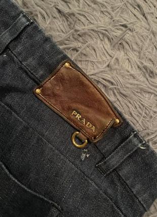 Prada стильные джинсы от премиум бренда10 фото