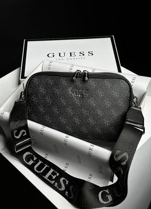 Сумка guess crossbody harmonic black/blue