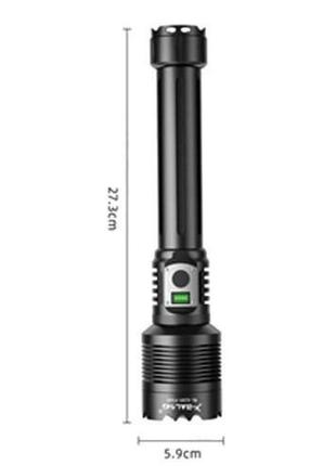 Надпотужний ліхтарик bailong bl-g201-p360 / лід ліхтар переносний / тактичні ліхтарі cn-430 для полювання