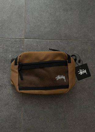 Бананка stussy , сумка через  плечо