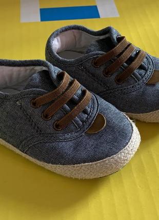 Пинетки, мокасины mothercare