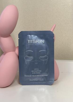 Маска для шкіри навколо очей cryo de-puffing eye mask 111skin патчі