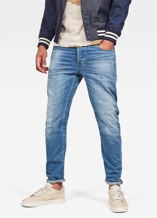 Зауженные стильные джинсы g star raw 3301 slim1 фото