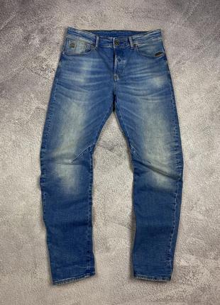 Зауженные стильные джинсы g star raw 3301 slim6 фото