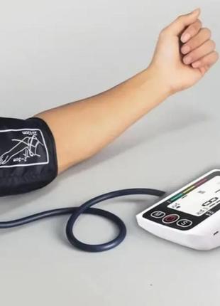 Автоматичний тонометр на руку electronic blood pressure monitor,апарат вимірювання артеріального тиску2 фото