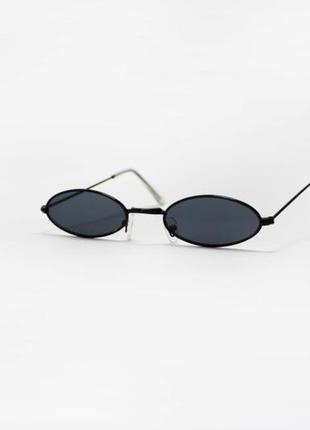 Очки narrow sunglasses black