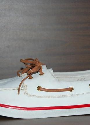 Мокасины топсайдеры river island р.39-40 original